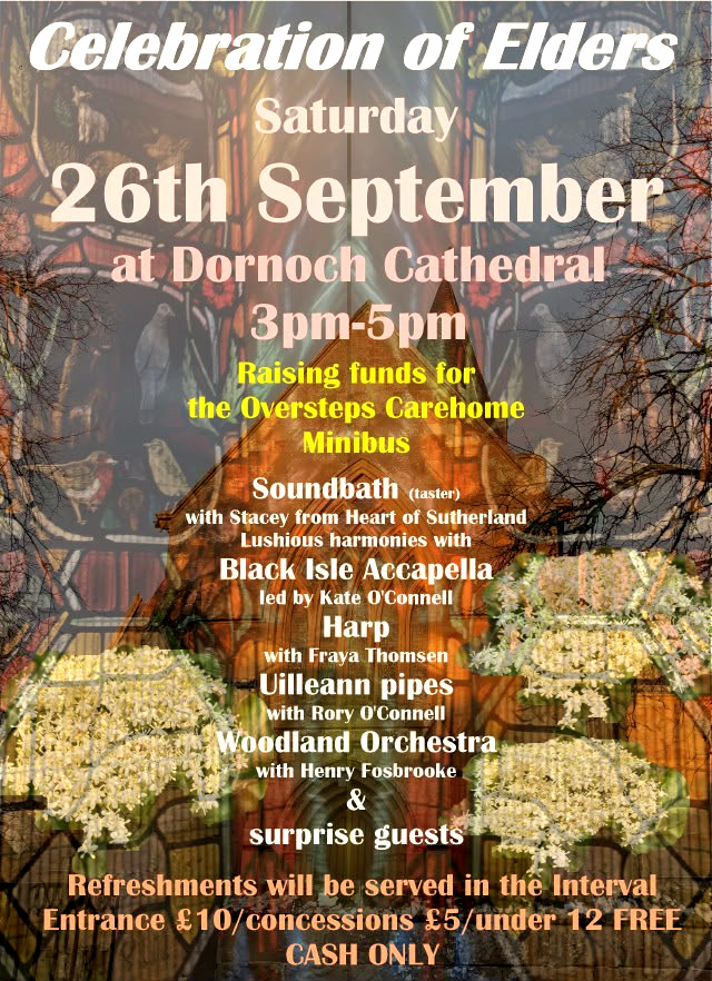 Celebration of Elders, Saturday 26 September, 3pm - 5pm, Dornoch Cathedral 